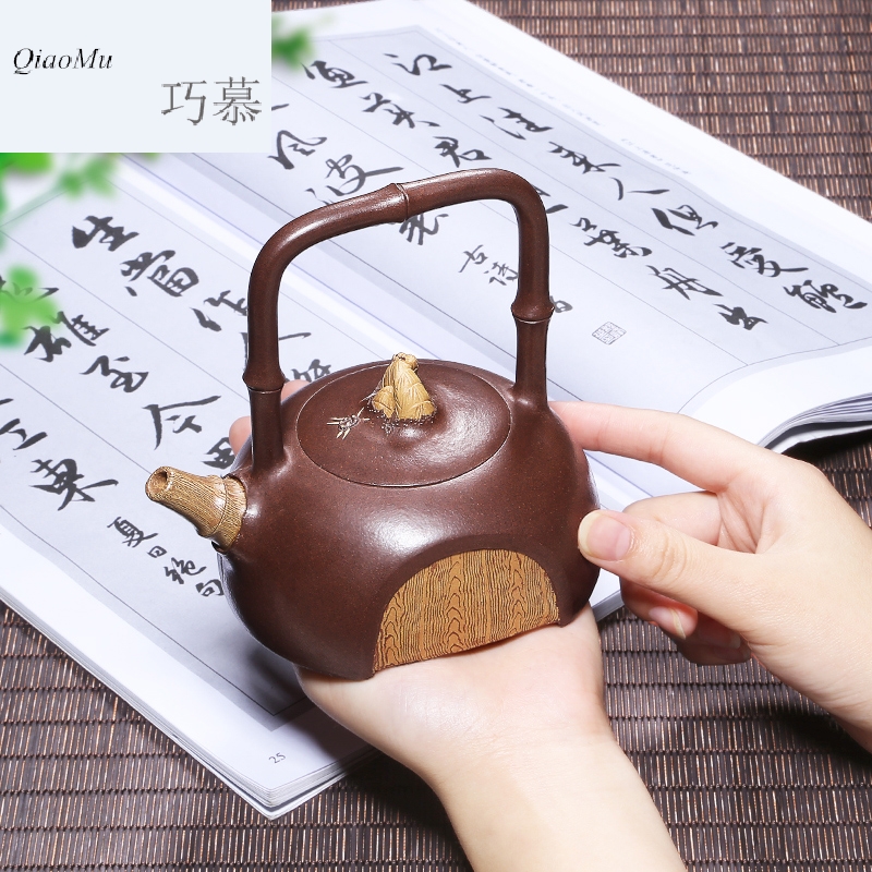 Qiao mu HM yixing are it by pure manual undressed ore authentic warping clay teapot girder household kung fu tea