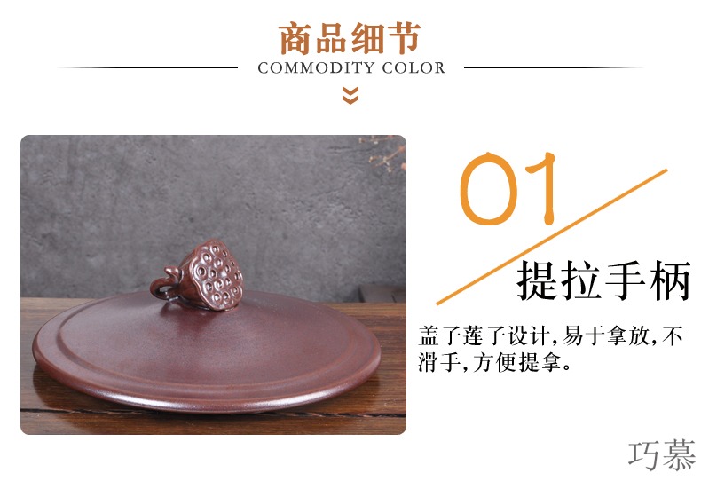 Qiao mu jingdezhen ceramic barrel ricer box sealing caddy fixings 30 kilo meters can store content box moistureproof insect - resistant meter altar