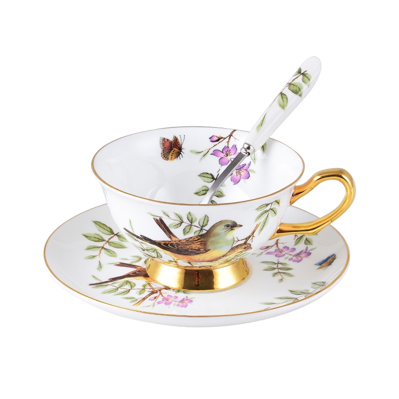 Restoring ancient ways for coffee cup suit European small key-2 luxury glass ceramic creative English afternoon tea tea cups
