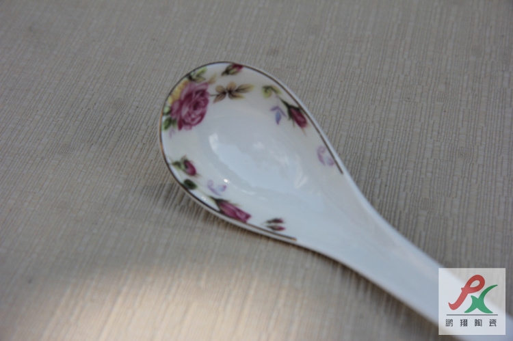 Qiao mu tangshan ipads porcelain two - tonne swan spoon noodles run up phnom penh spoon pony 's ipads porcelain run Korean noodles