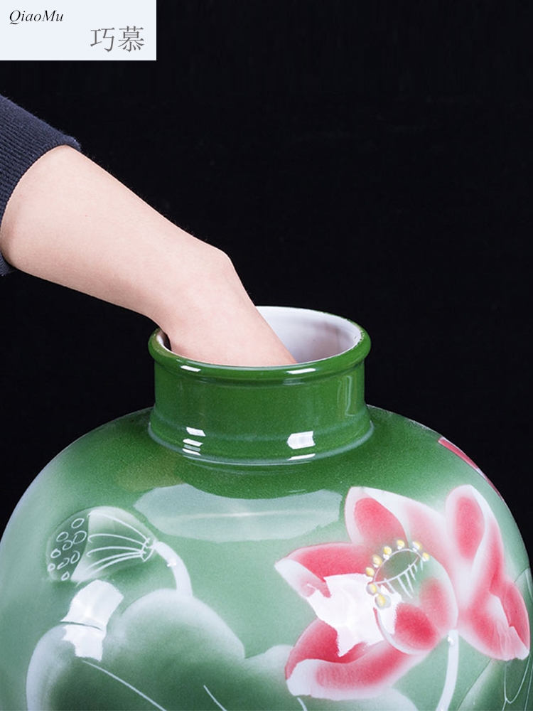 Longed for ceramic jar it 10 kg bottle home opportunely seal archaize earthenware with cover 20 jins mercifully wine 50 kg