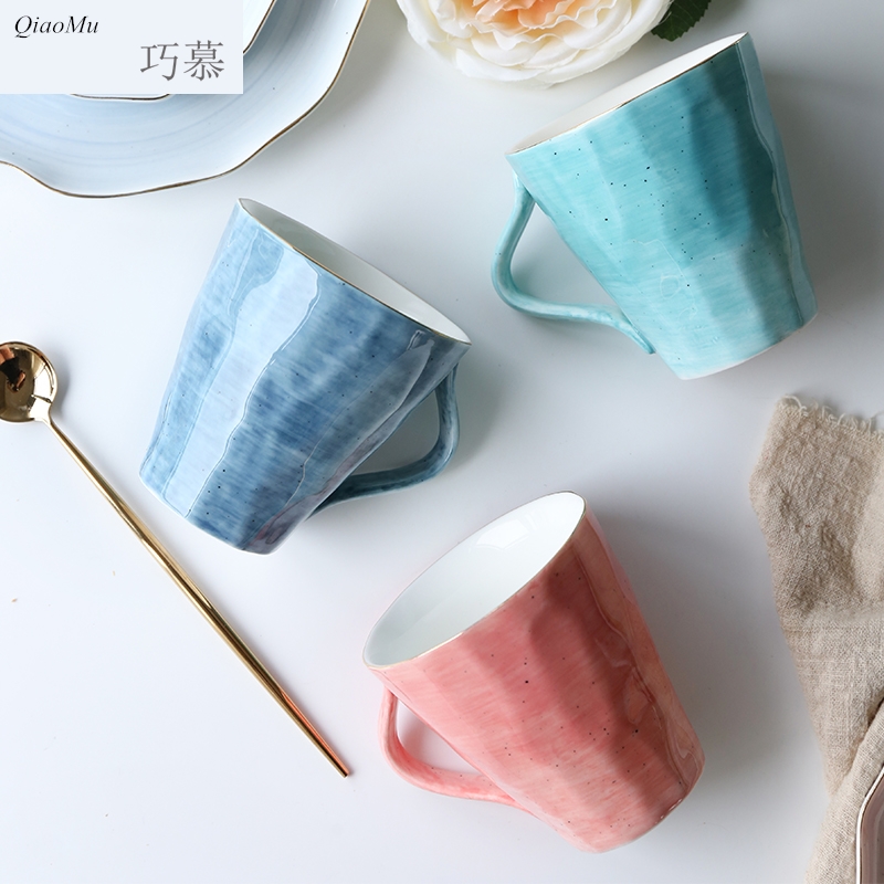 For color opportunely up phnom penh irregular series ceramic keller cup men and women milk cup cup coffee cups
