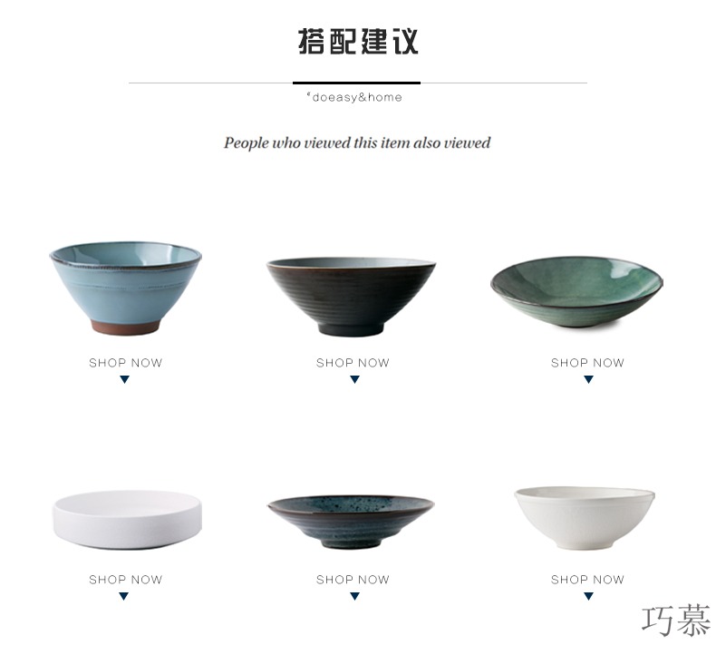 Qiao mu retro new ipads porcelain tableware pointed bottom bowl bowl of fruit salad bowl of soup bowl rainbow such use creative household large bowl