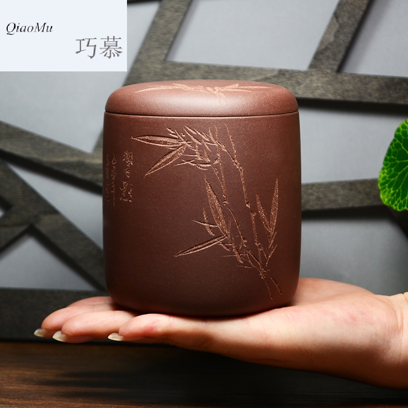 Qiao mu QD [] yixing purple sand tea pot large - sized purple clay manually wake receives pu - erh tea pot and black tea 250 g seal