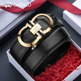 Ремень, универсальные модные штаны, крокодил, из натуральной кожи