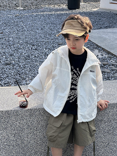 [Clearance] Boys' Sun Protection Clothing, Summer Thin Style, 2025 New Model, Skin Clothing, Uv Protection, Children's Sun Protection Clothing