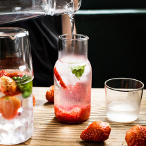 Japanese creative transparent glass High Borosilicate a pot of milk cup juice drink cup ins simple style