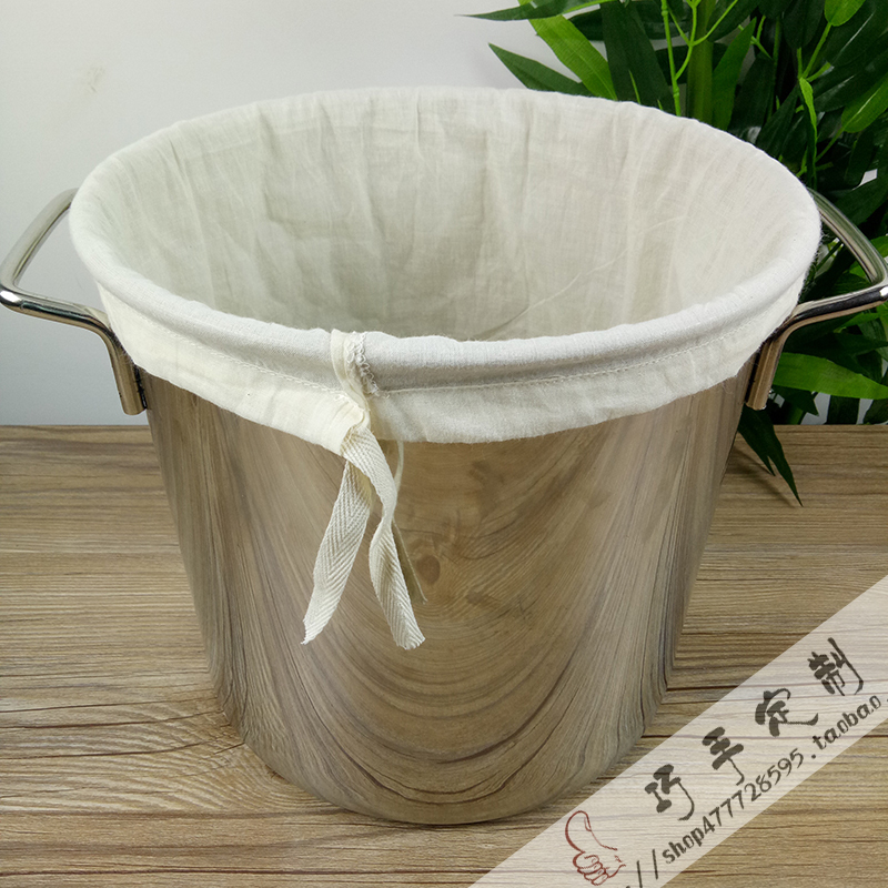 Soy Milk Filter Bag, Ultra-Fine Pure Cotton Gauze Bag, Soy Milk Filter Cloth Bag, Wine Filter Net, Tofu Bag, Wine Making Bag