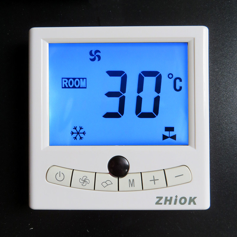 Zhiok Chico RCN 01 central air conditioning thermostat fan coil three - speed switch panel