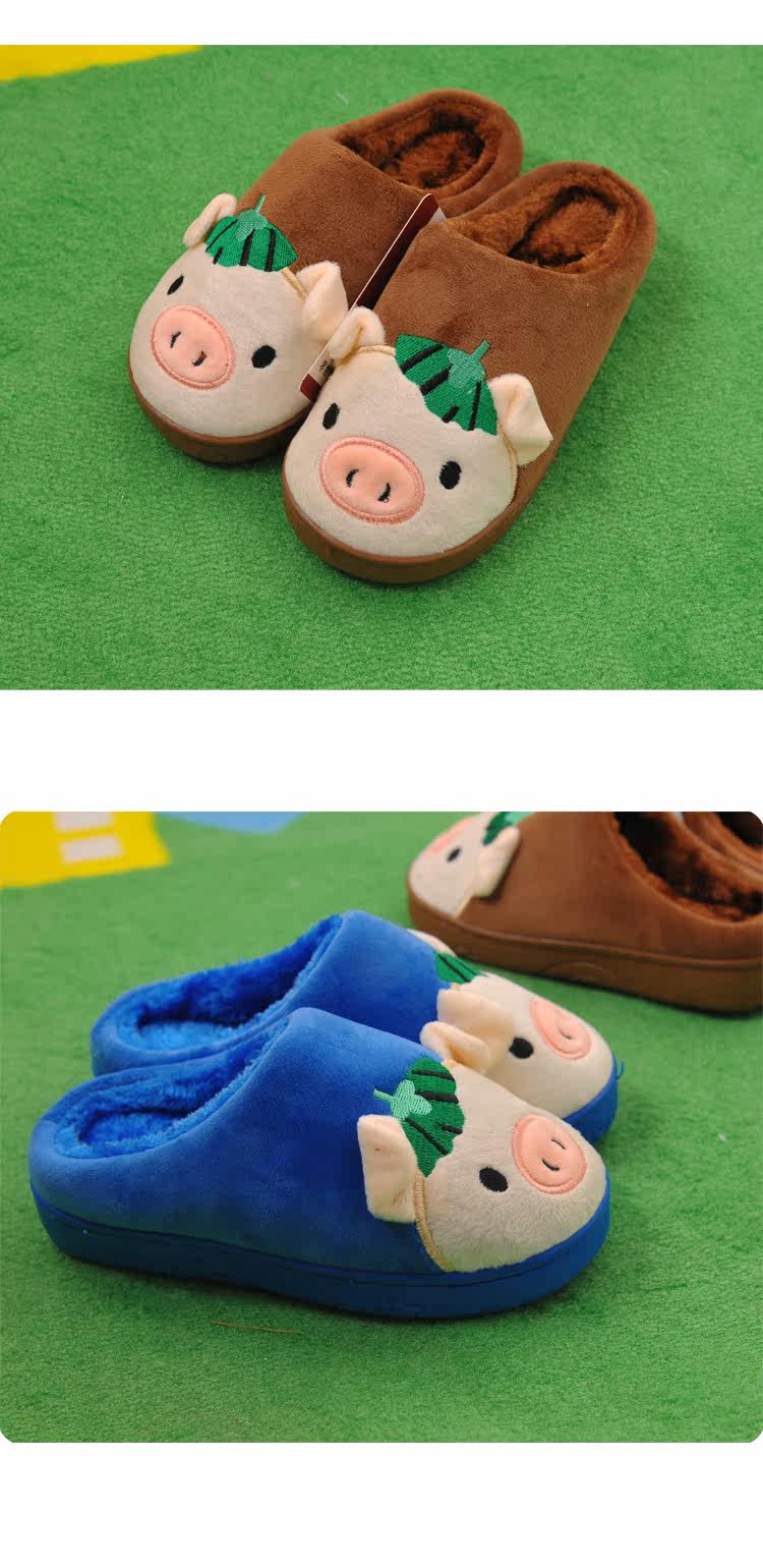 Pantoufles enfants en suède BRADMILLER pour hiver - semelle tendon - Ref 1024480 Image 22