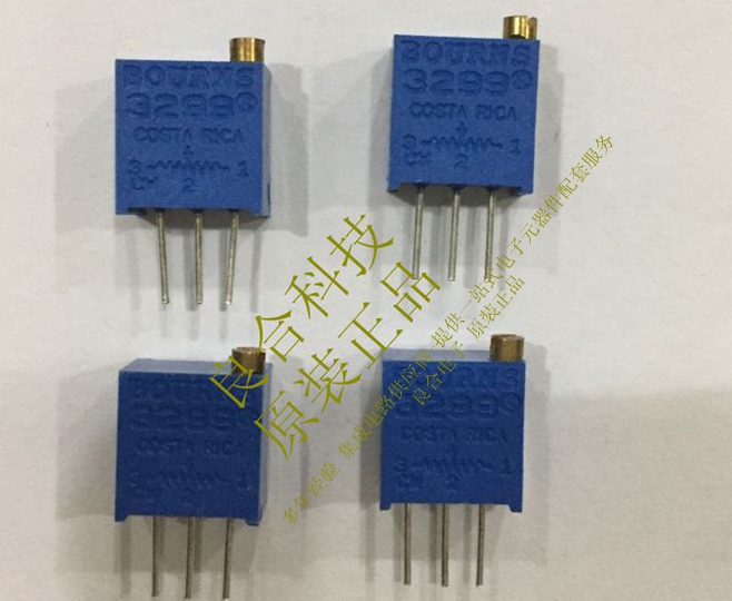Imported BOURNS 3299W-1-500LF 50 Omega OHM OHM precision multi-turn adjustable potentiometer
