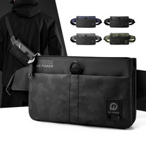 2024 New Mens Chest Bag Casual Large Capacity Shoulder Crossbody Bag Outing Portable Bag Mens Commuting Small Shoulder Bag