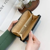 Бумажник, длинная небольшая дизайнерская сумка через плечо, вместительный и большой кошелек