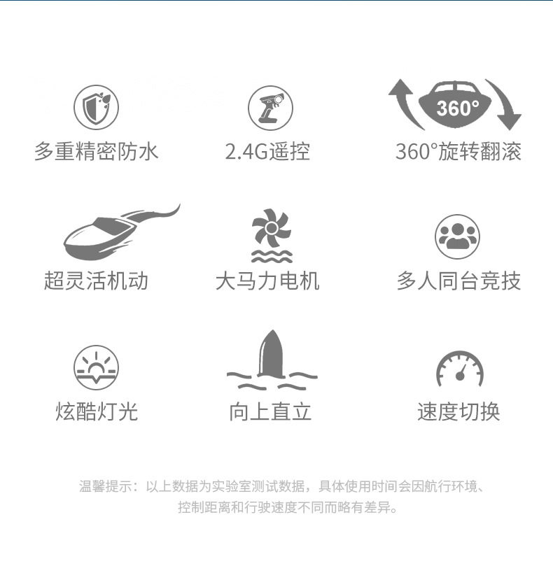 Лодка на электро-, радиоуправлении s1新品迷你2.4g遥控船高速无线快艇双电机大动力竞速儿童水上玩具