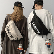 胸包男背包斜挎包腰包女单肩包大容量运动简约男士包包潮酷机车包