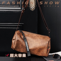 New lightweight small round bucket shoulder bag for men and women casual trendy small bag shoulder bag bucket bag messenger bag backpack trendy