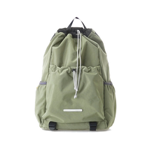 Original niche design schoolbag womens backpack drawstring outdoor sports mountaineering large capacity travel bag lightweight
