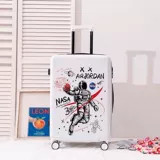 Чемодан для школьников для путешествий, модный универсальный космонавт, поворотные колеса