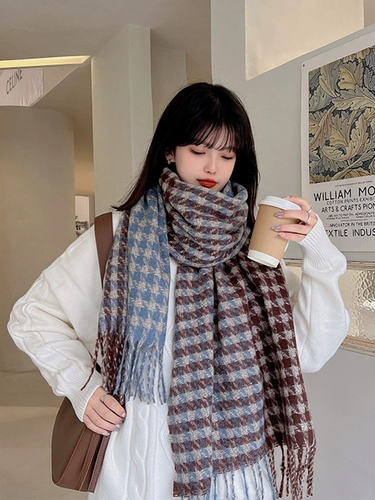 Демисезонный брендовый шарф, универсальная удерживающая тепло накидка, в корейском стиле, коллекция 2021, популярно в интернете