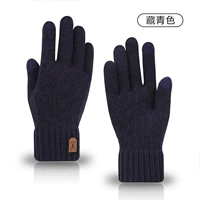 Alpaca Full Finger-Tibetan Blue