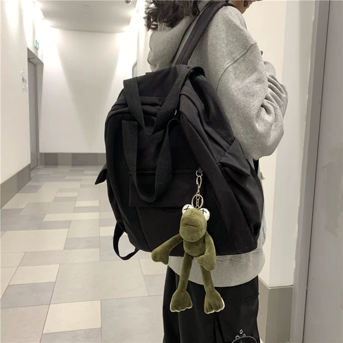 Вместительная и большая сумка через плечо, школьный рюкзак для отдыха, в корейском стиле