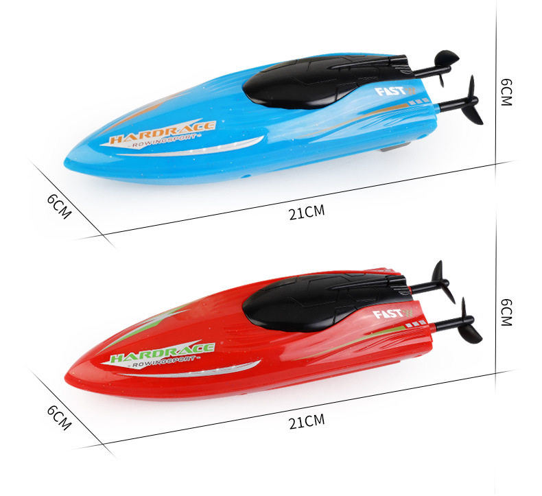 Лодка на электро-, радиоуправлении s1新品迷你2.4g遥控船高速无线快艇双电机大动力竞速儿童水上玩具
