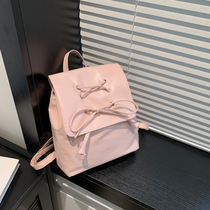 Cute Girly Backpack Womens 2024 New College Style Large Capacity School Bag College Student Class Commuting Backpack