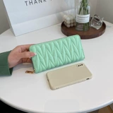 Бумажник, длинная небольшая дизайнерская сумка через плечо, вместительный и большой кошелек