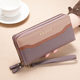 Clutch Double Layer Mom Wallet Multi-Card Slots Mobile Phone Bag