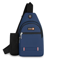 Стиль второй синий [боковая сумка с водой с двойной горизонтальной молнией]