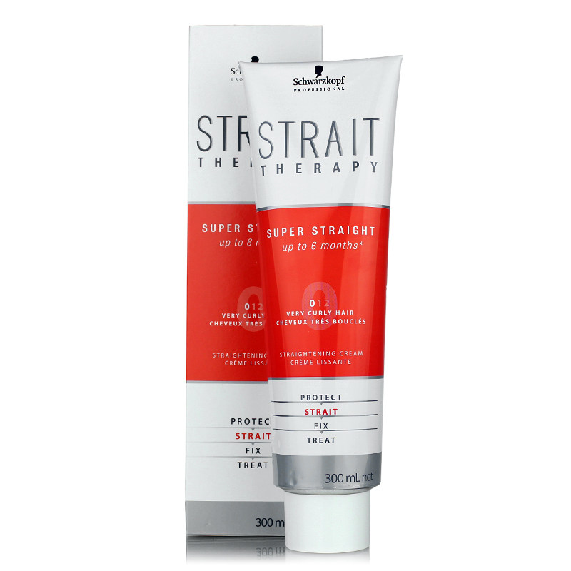 Schwarzkopf straightening styling straight hair cream No. 0 straight hair cream straightening cream smooth hot perm softener perm cream