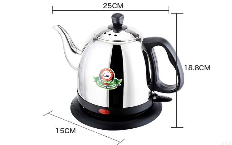 Ấm đun nước điện bằng thép không gỉ Seko / 新 功 S5 tự động tắt nguồn ấm đun nước nhanh khô ấm siêu tốc goldsun