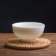 Tea Rice Square Ngà Kung Fu Tea Cup Cup Cup Tea Cup Bộ gốm sứ Đức Đức trắng sứ kiệt tác Cup Cup - Trà sứ