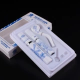 Сине-белый мундштук, универсальный комплект подходит для мужчин и женщин чтобы бросить курить, китайский стиль, 3 предмета