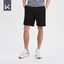 Keep Men Basic Leisure Sports Breathable Simple Knitted Running Training Five-point Shorts 11601