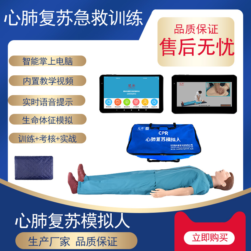 Cardiopulmonary resuscitation simulates human body-induced heart recovery emergency training human body teaching medicine model dummies