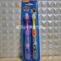 Spot Australia paw patrol Wang Wangs team with great success childrens toothbrush 3 years old 