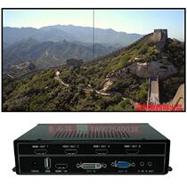 1 in 4 out TV splicer four channels HD LCD video picture segmentation control synthesis processing box