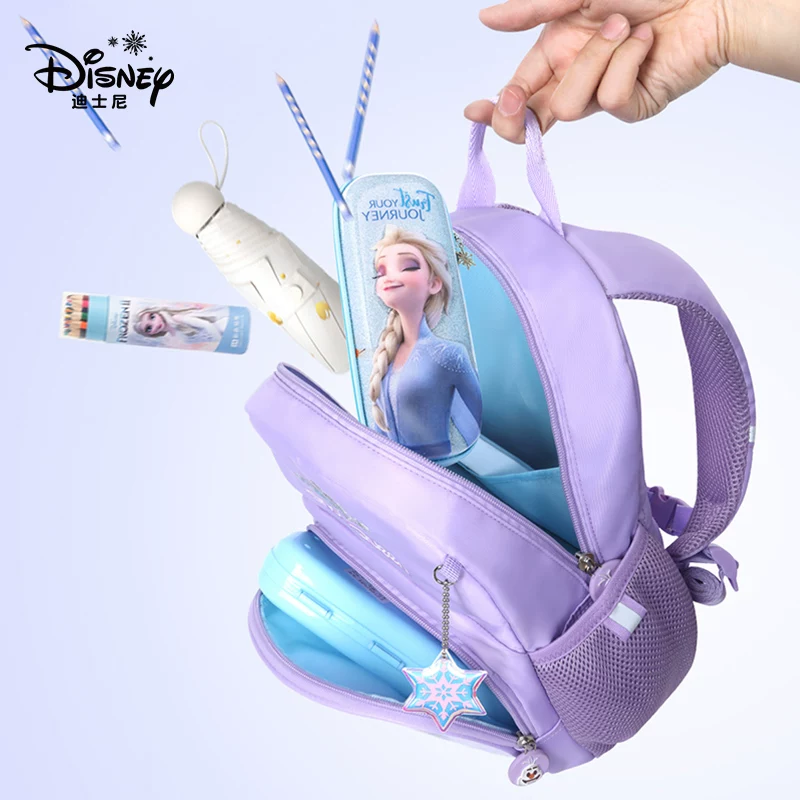 Disney, школьный рюкзак для младшего возраста, детский портфель, «Холодное сердце»