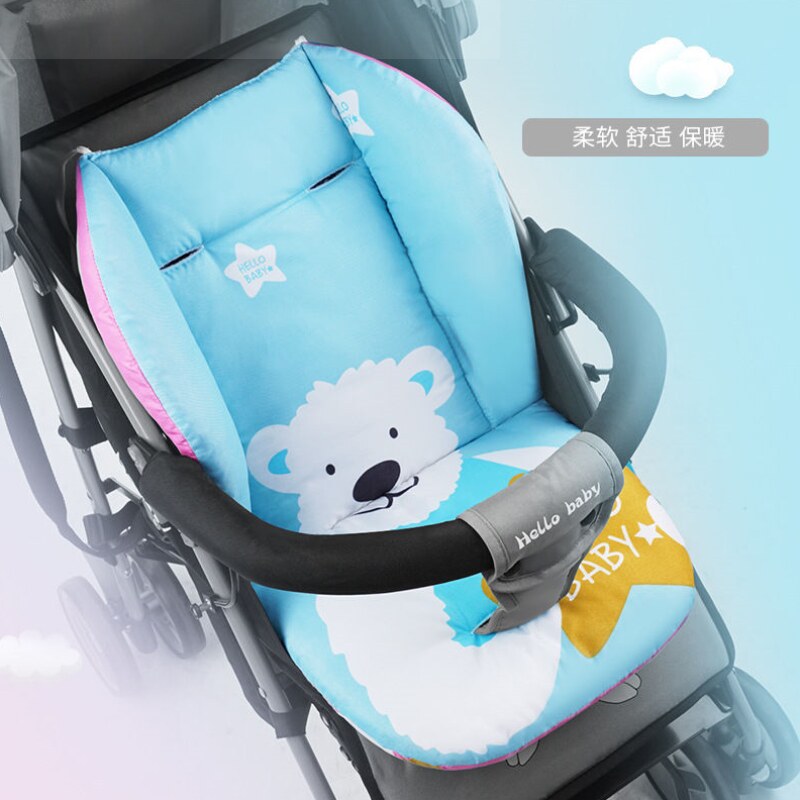 Applicable Conbe Graco Cool Ney Baby Boy Stroller Cushion Children Dining Chair Cotton Cushion Baby Stroller Soft Cushion Accessories