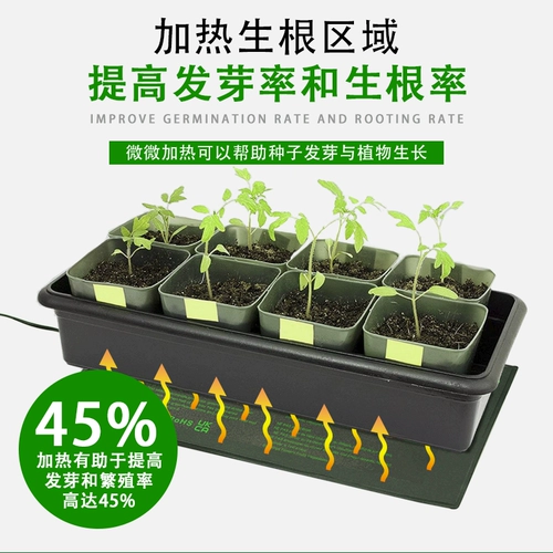 Растения нагревательной панель цветочной травы