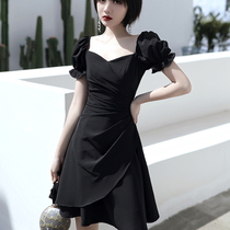 The evening dress for the new banquet 2022 the temperament of Hepengfeng birthday dress students' lounge dress summer