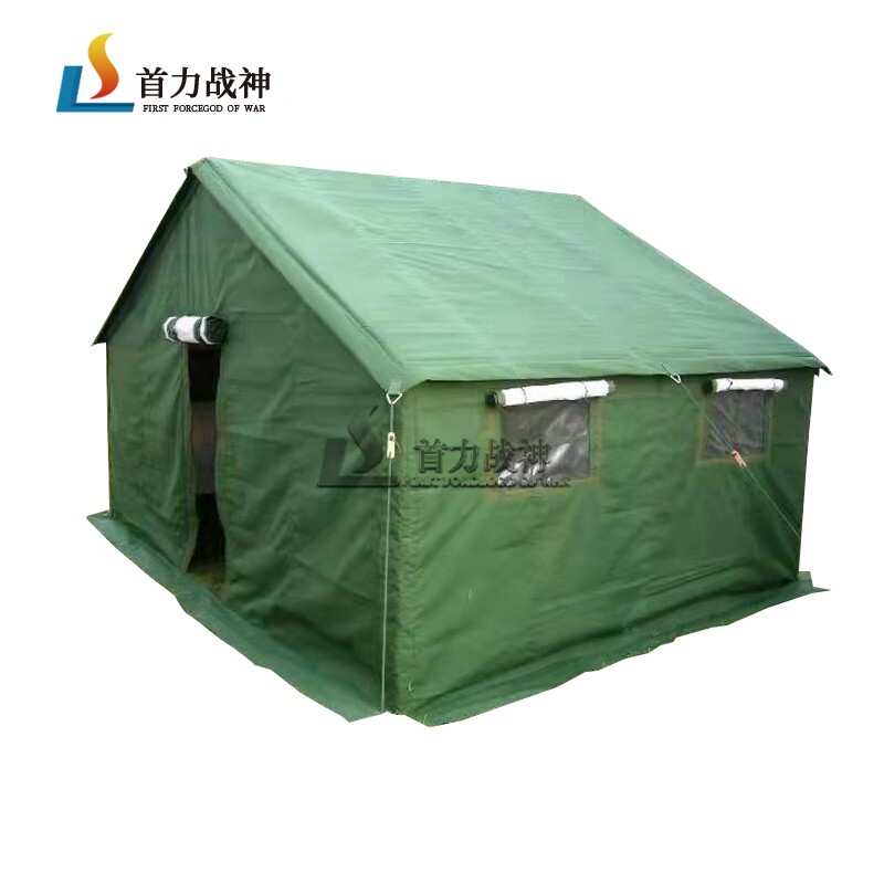 First Force Warfare God * 4 Cotton Tents Thickened Canvas Warm Engineering Disaster Relief Outdoor Cotton Tents