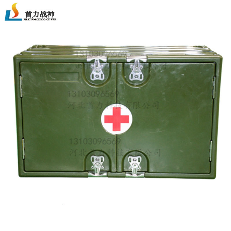 The first force God of war rotomolding box material box transport box double door health box outer size 630 390 370