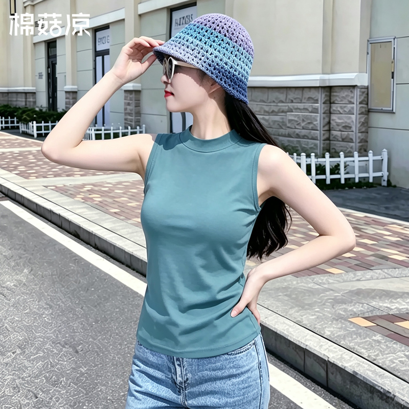 Cotton Knit Top for Women, Autumn and Winter Style, Heavyweight Brushed and Thickened Combed Cotton, Slim Fit, Suitable for Wearing Alone or as an Inner Layer Cotton Knit Top for Women, Autumn and Winter Style, Heavyweight Brushed and Thickened Combed Cotton, Slim Fit, Suitable for Wearing Alone or as an Inner Layer