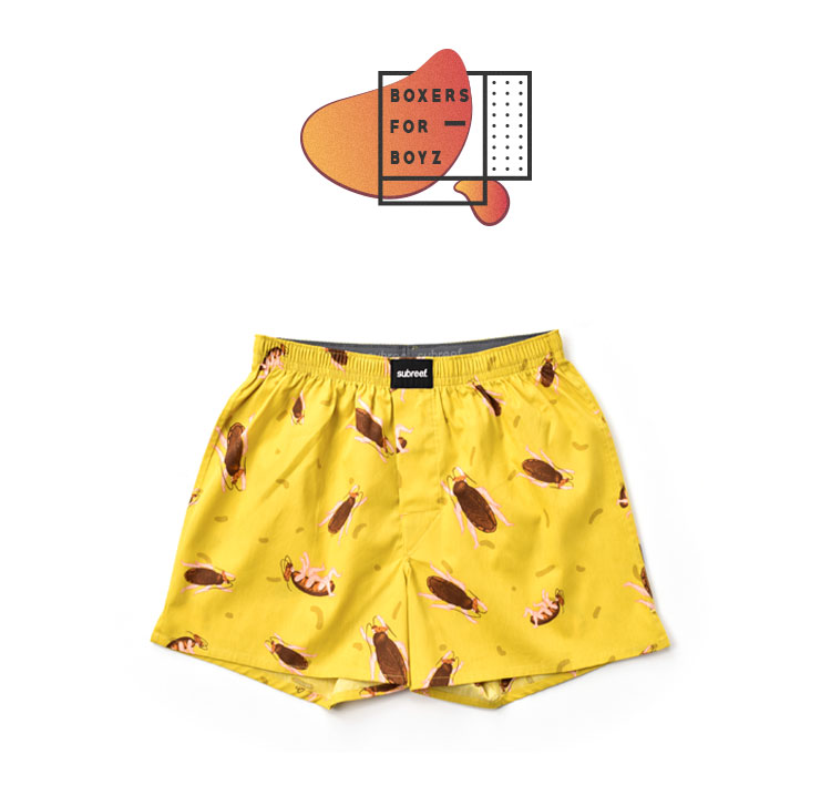 Zhu Xian subreef tối đảo đôi bốn góc đồ lót nam và nữ nhà quần short một quần Luo quần pyjama kích thước lớn quà tặng quan lot nam