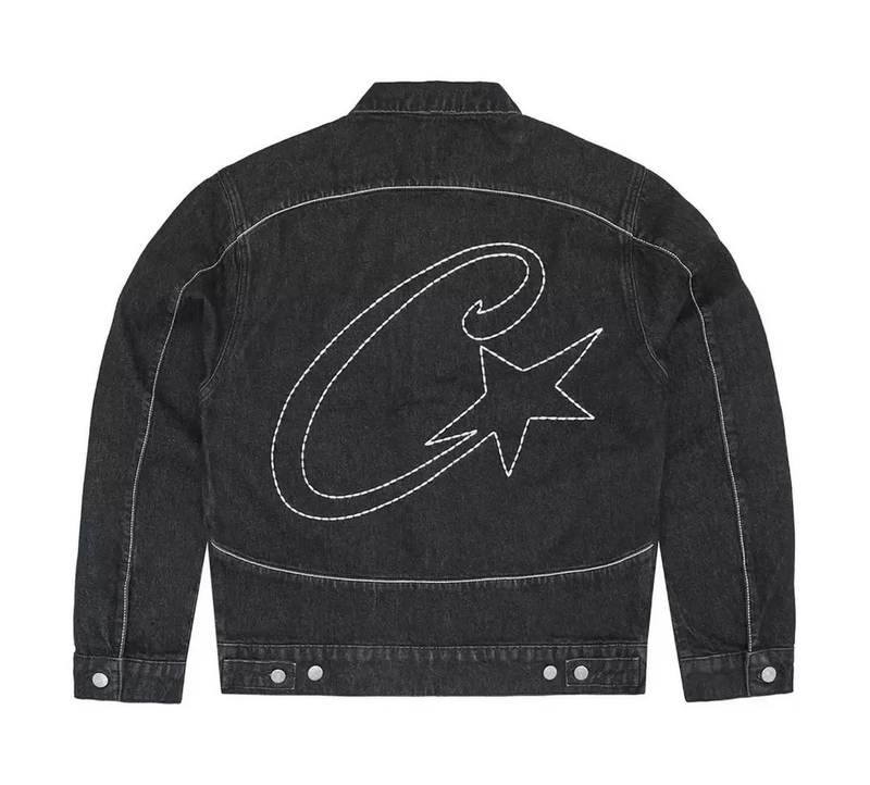 Corteiz Alcatraz Denim Jacket Star American Retro High Street Y2K Pants Denim Jacket Set Corteiz Alcatraz Denim Jacket Star American Retro High Street Y2K Pants Denim Jacket Set