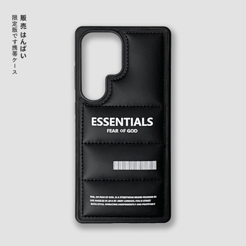 Suitable for S25U Samsung Essentials down Jacket Iphone17Pro Fear of God 14 Apple 16Pm Bread Case 14 Soft Edge 14Pro Phone Case 14Pm Anti-Drop 13P Anti-Slip 12Pm