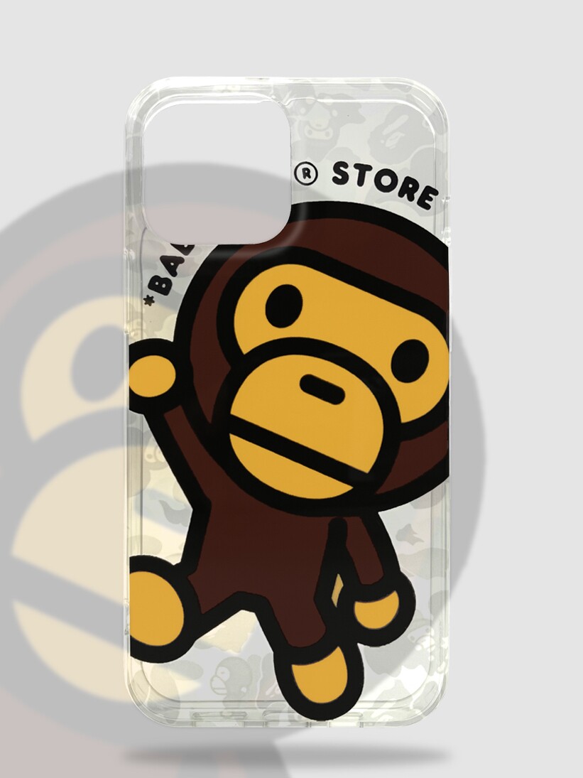 BAPE17PRO手机壳iPhone17PROMAX小猿人Milo高透16P适用于苹果14PRO防摔17软边14PM注塑一体成型15PRO 3