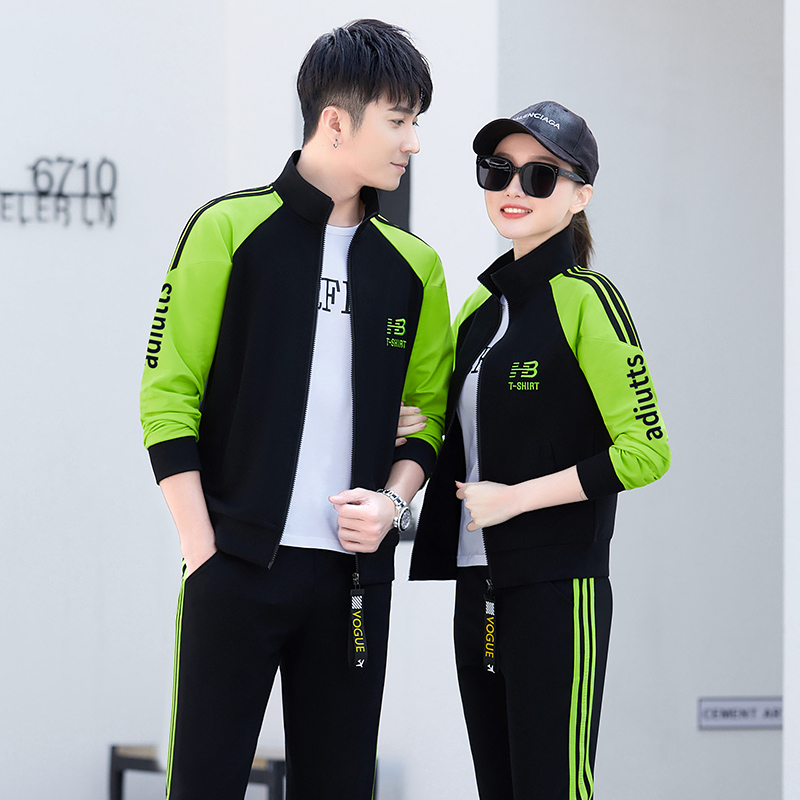 Team Class Spring Package for Generally Spring and Autumn Couple Couple Couple Pure Cotton-collar Sweater